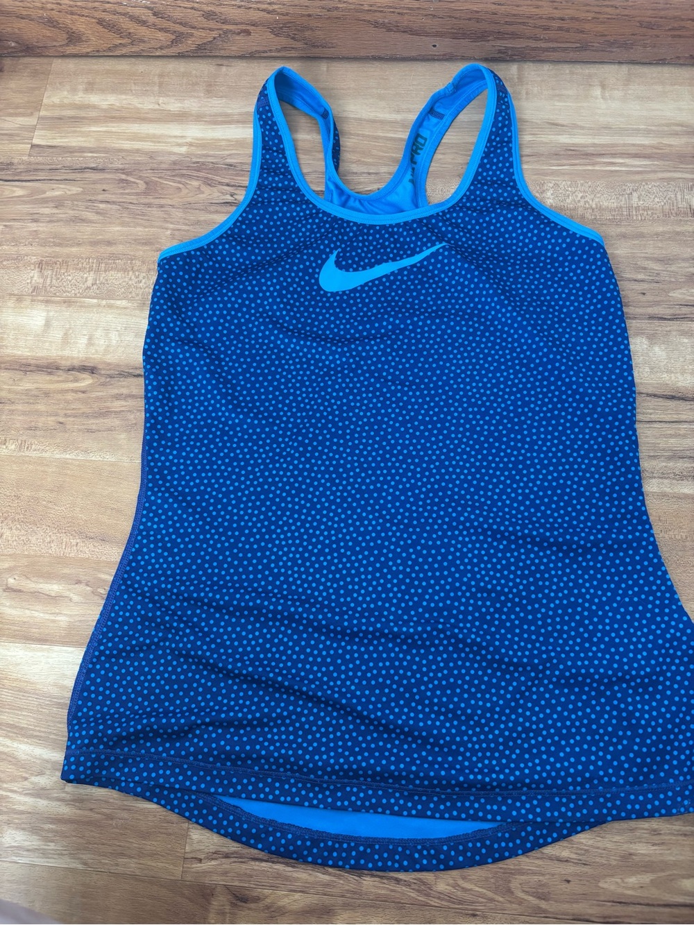 Nike Blue Dot Racerback Tank Top